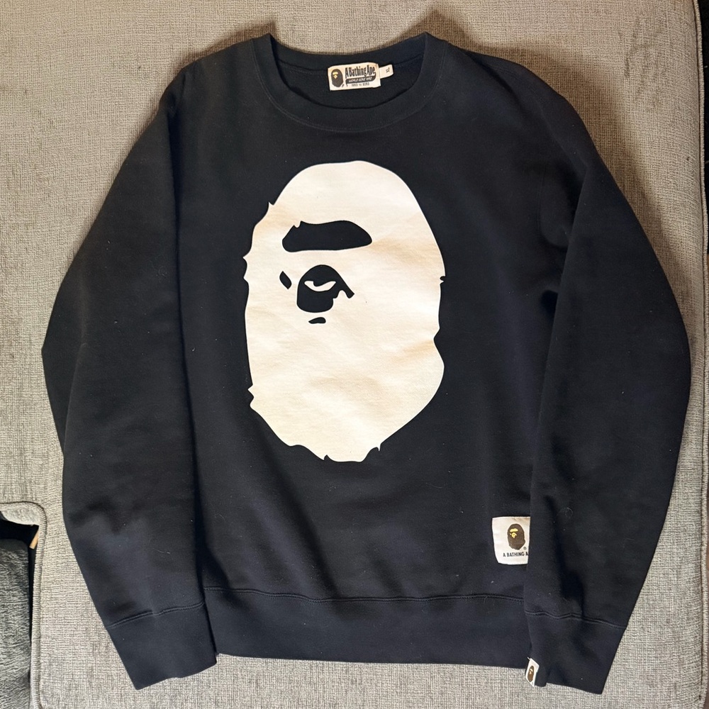 Black & White A Bathing Ape Sweater